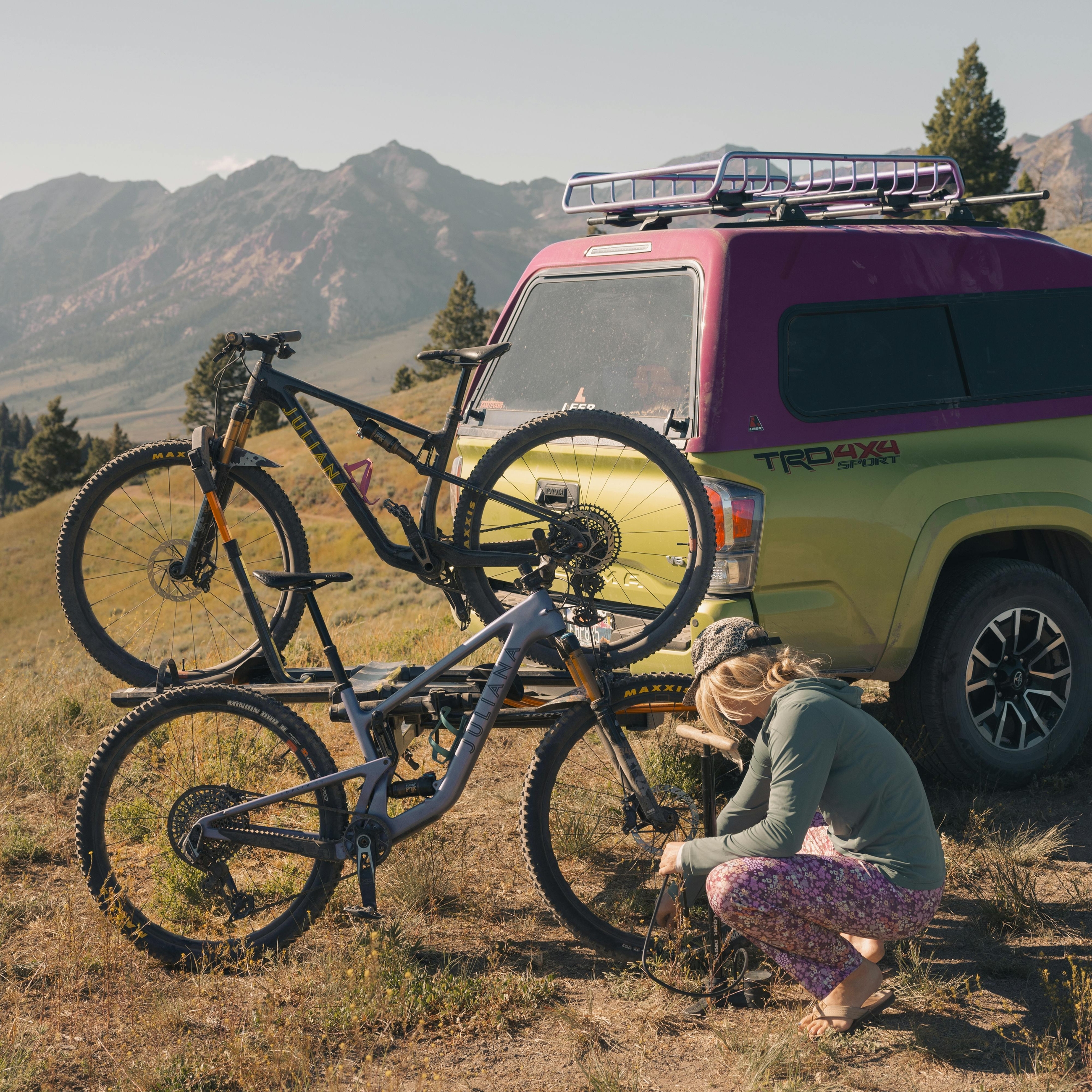 Follow Nicole and Chloe's three-day mountain bike adventure from Stanley to Ketchum, Idaho.